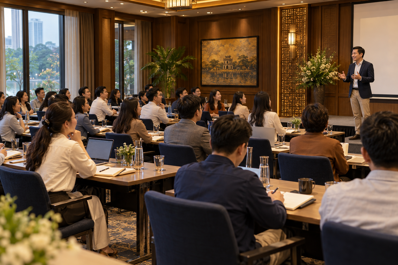 Học viên tham gia workshop offline tại Hà Nội