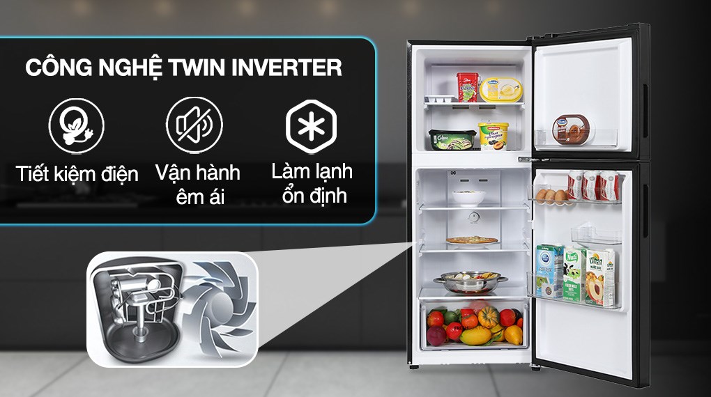 Tủ lạnh Aqua Inverter 189 lít AQR-T220FA(FB) - Ảnh 5