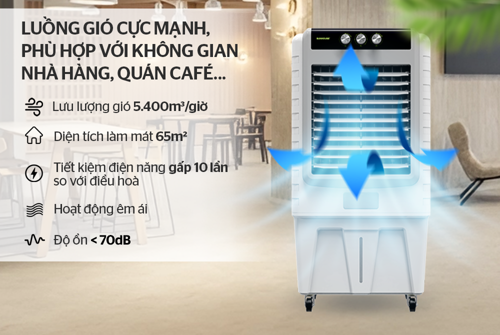 MÁY LÀM MÁT KHÔNG KHÍ SUNHOUSE SHD7776 (70L) - Ảnh 6