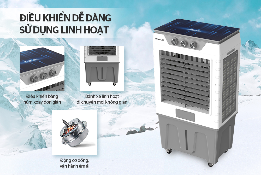 MÁY LÀM MÁT KHÔNG KHÍ SUNHOUSE SHD7777 (70L) - Ảnh 4